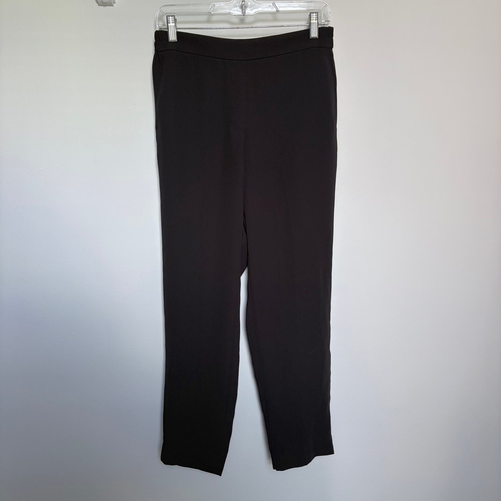 J. Crew Factory Jamie Pant Black Classic Work Trouser Career Pull On Size 8